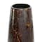 Silver Ceramic Contemporary Vase, 31" x 8" x 8"